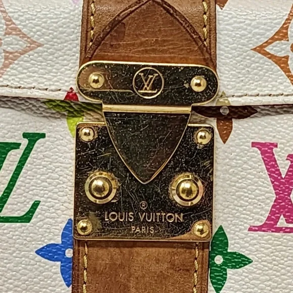 SOLD. Louis Vuitton White Murakami Speedy 30 - Picture 4 of 14